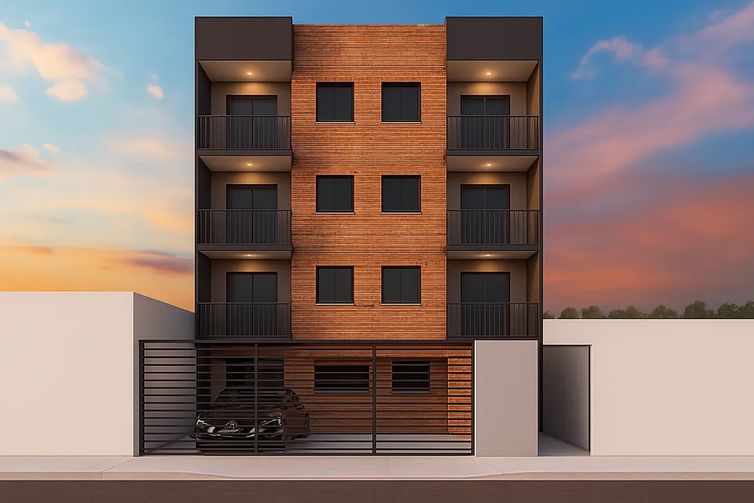 Projeto residencial Desecad — fachada contemporânea