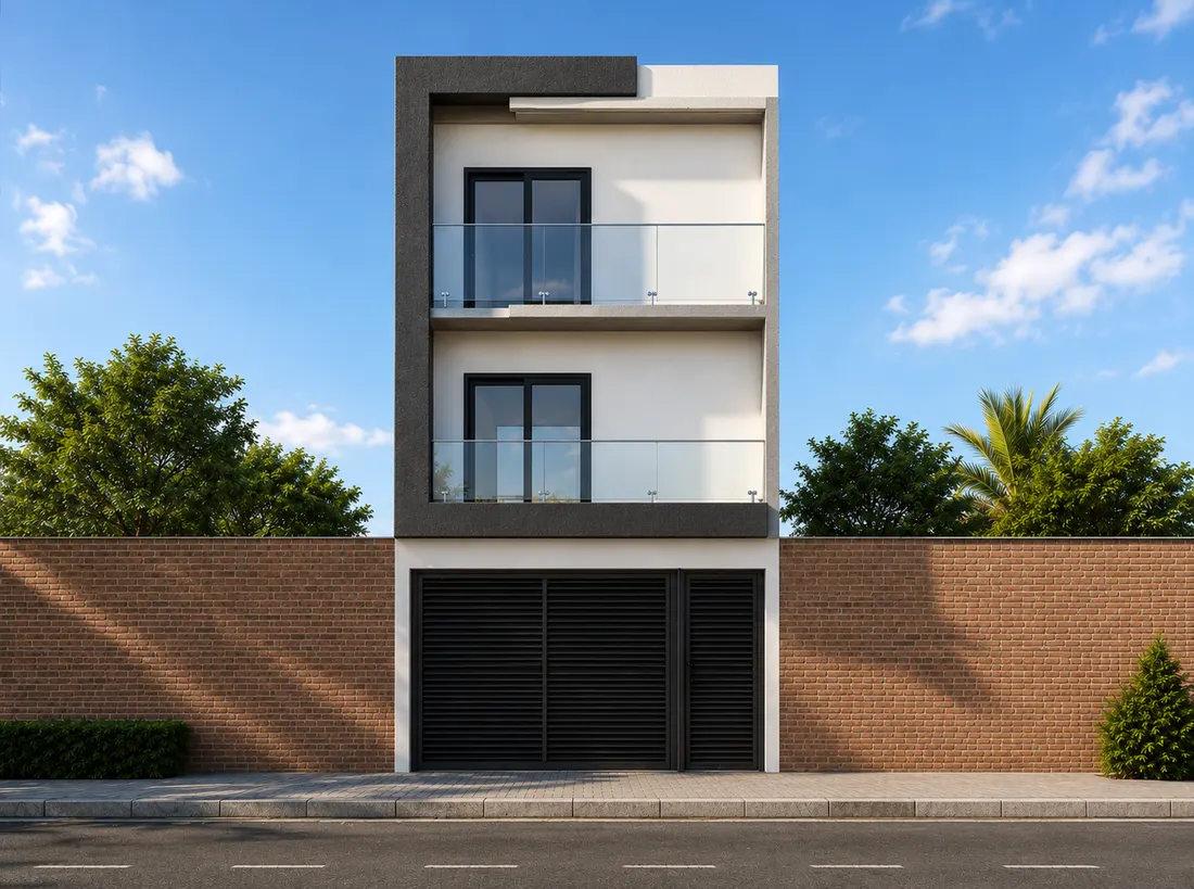 Projeto residencial Desecad — fachada moderna